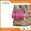 IR098 2015 Hot Sale candy color flower printing handmade christmas bags