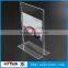 4X6 Clear Acrylic Price Tag Holder, A5 Acrylic Sign Holder