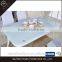 Oval tempered glass dining table LDT013