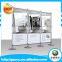 Portable Stage Backdrop With Aluminum Stand Tension Fabric