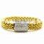 stainless steel gold bangles for wholesale