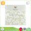 Europe artificial lace pearl blank wedding invitation cards