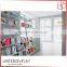 Metal Books Display Shelves Painted White Color For Library/Bookstore