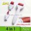 Medical version microneedle DRS 4 in 1 derma roller 300/720/1200 needle skin care micro needling