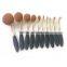 2016 High Quality Big Toothbrush Shape Gold And Black 10pcs Makeup Brush Sets