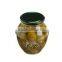 Stuffed Green Olives. Top Quality 100% Tunisian Olives. Stuffed Olives with Caper,Table Olives. 370 ml Glass Jar