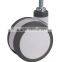High quality all plastic hospital bed caster wheel price