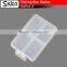 SWH0315D Six blocks Small Top Transparent WATERPROOF plastic fishing tackle box