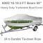 Brand New 7.8oz 600D Waterproof Heavy Duty 16 to 18.5ft Trailerable Boat Cover Max 95" Beam Width