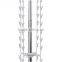 Floor standing rotating metal potato chip display rack