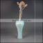 Europe and America blue series mini ceramic and stoneware vase