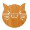 Beautiful design solid wood coaster holder for kichen