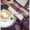 The new canvas with leather clutch cosmetic bag