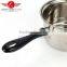 Stainless Steel Single Handle Milk / Stock Pot coffee warmer/milk warmer cookware with competitive price