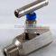 stainless steel thread high pressure reducing male needle valve