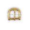 End bar Solid Brass buckle with one prong, belt buckle