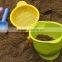 2016 hot Colorful Summer Outdoor sale plastic beach buckets and spades sand beach toys