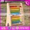 2017 New design children educational abacus wooden counting toy W12A029