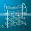 4 Tier Vinyl Coated Wire White Shoe Rack Storage Stand Organizer Shelf Boot Tidy