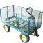 Garden hand tools four wheels heavy mesh tool cart TC1840