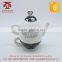 Dehua factory supply cheap egg shape ceramic glazed tea pot