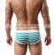 stripe cotton custom waistband logo for men underwear wholesale
