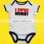 high quality Cheap 100% Cotton Printed letters Designer Baby Clothes long sleeve fashion kids romper 2015