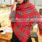 latest design full fringed ladies tartan scarf