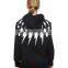2016 ladies cotton fleece unique printed pullover sweatshirt with hood