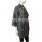 2014 2015 High fashion lady's wool coat tweed coat