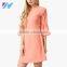 Summer Latest Women's Fashion Apparel Trends Slim Fit Bell Sleeve Dress