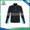 OEM service high quality contrast color 1/4 zipper black color anti-UV gym hoodie / pullover windbreaker