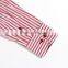Burgundy stripe men's stretch shirts