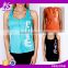 2016 Guangzhou OEM Popular Series 100% Cotton printed Colorful Custom Sublimated Running Singlet
