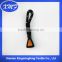 Custom logo rubber plastic zipper puller, plastic zipper puller with cord