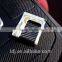 Real Carbon Fiber Money Clip Glossy Black Credit Card holder Money Wallet