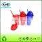 High Quality Summer Drinkware Wholesale Double Wall Plastic Tumbler with Straw Lid