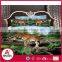 2016 new style 13372 60*40s reactive printed 3D green grass bedding sets