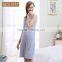 Best price custom Qianxiu graceful night dress with lace collar