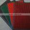 Non woven polyester striped design pvc door mat