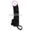 Vibrating Penis Sleeve Condom With Ball Strap Tongue Dildo Penis Ring Sex Toy Sex Products For Men