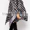All over Polka Dot Ladies Hooded Poncho