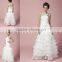 2017 Trumpet Floor-length Organza Satin Wedding Dress AS282