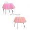 1st birthday party accessory baby pink gold glitter tutu high chair skirt