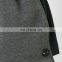 Grey cotton blended stitching suture sports shorts for woman