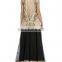 Beige Lengha with Golden Embroidery