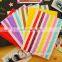 DIY removable rainbow pvc photo decoration corner sticker