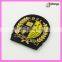 fashion bullion wire garment military embroidery patches badge for blazer