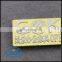 Free Sample Gold Color Custom Design Metal Embossed Aluminum Label Used for Furnitures