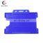 Custom pp material hard plastic horizontal business name id card holder